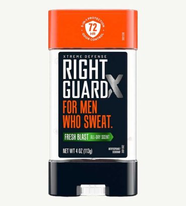 Right Guard Xtreme Defense Antiperspirant & Deodorant Gel Fresh Blast Scent 4 oz.-12 Pack